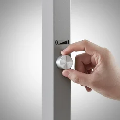 Arcchio LED-gulvlampe Logan Pro, sølv, sensor, dæmpbar