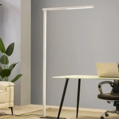 Arcchio LED-gulvlampe til kontor Tamilo, hvid, metal, 194 cm