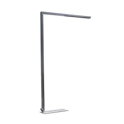 Arcchio Gulvlamper>LED-gulvlampe til kontor Jolinda, sølv, CCT, sensor,