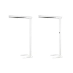 LED-gulvlampe til kontor Susi, sæt med 2, hvid, sensor^Arcchio Discount