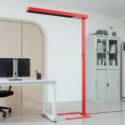 LED-gulvlampe til kontor Susi, rød, sensor, berøringsdæmper^Arcchio Sale