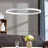 Arcchio Pendellamper|Pendellamper>LED-hængelampe Albiona, hvid, 1 ring, Ø 80 cm
