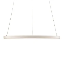 Arcchio LED-hængelampe Albiona, hvid, 1 ring, Ø 60 cm
