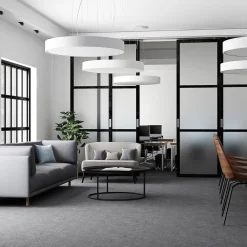 LED-hængelampe Noabelle, Ø 80 cm, hvid, metal^Arcchio Hot