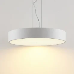 LED-hængelampe Noabelle, Ø 60 cm, hvid, metal^Arcchio Best