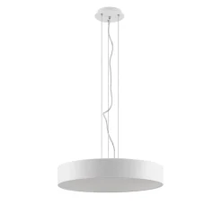 LED-hængelampe Noabelle, Ø 60 cm, hvid, metal^Arcchio Best