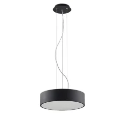 Arcchio LED-hængelampe Noabelle, sort, 40 cm, metal