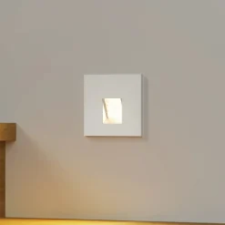 Arcchio LED-indbygningslampe Vexi, 7,5 cm x 7,5 cm, sølv, CCT