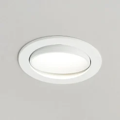 Arcchio LED-indbygningslampe Katerin, 10 cm, hvid, drejelig