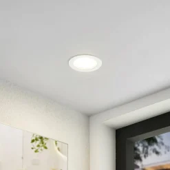 Arcchio Loftlamper|Indbygningsspots>LED-indbygningslampe Milaine, hvid, dæmpbar, sæt med 3 stk