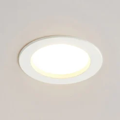 Arcchio Loftlamper|Indbygningsspots>LED-indbygningslampe Milaine, Ø 10 cm, hvid, dæmpbar
