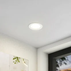 Arcchio Loftlamper|Indbygningsspots>LED-indbygningslampe Milaine, Ø 10 cm, hvid, dæmpbar