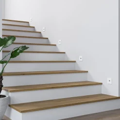 LED-indbygningslampe Vexi, 7,5 cm x 7,5 cm, hvid, CCT^Arcchio