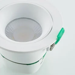 Arcchio LED-indbygningslampe Katerin, hvid, drejelig, 3-pak