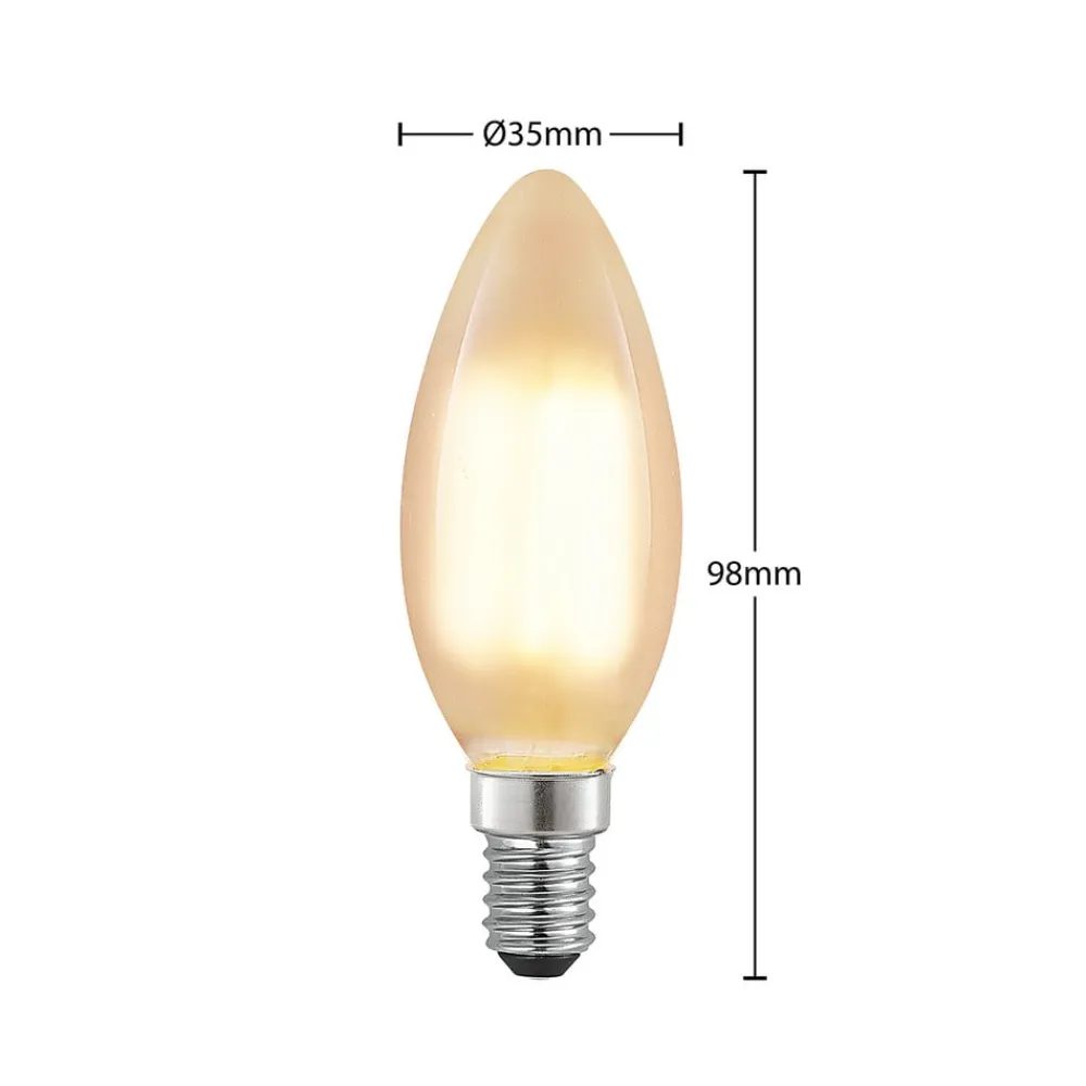 Arcchio Dæmpbar Led-Pære|Led Pærer>LED-kertepære E14, 4 W, 2.700 K, dæmpbar, sæt med 2 stk