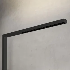 LED-klemmelampe Jolinda, sort, aluminium, dæmpbar^Arcchio Sale