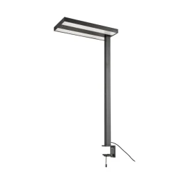 Arcchio LED-klemmelampe Logan sort, dæmpbar, sensor