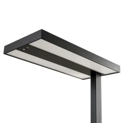 Arcchio LED-klemmelampe Logan sort, dæmpbar, sensor