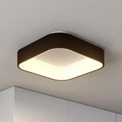 Arcchio Gang|Loftlamper>LED-loftlampe Aleksi, 45 x 45 cm, sort, CCT