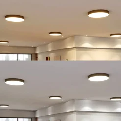 LED-loftlampe Noabelle, Ø 80 cm, sort, metal^Arcchio Online