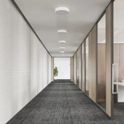 Arcchio LED-loftlampe Vanida, hvid, Ø 40 cm, op/ned