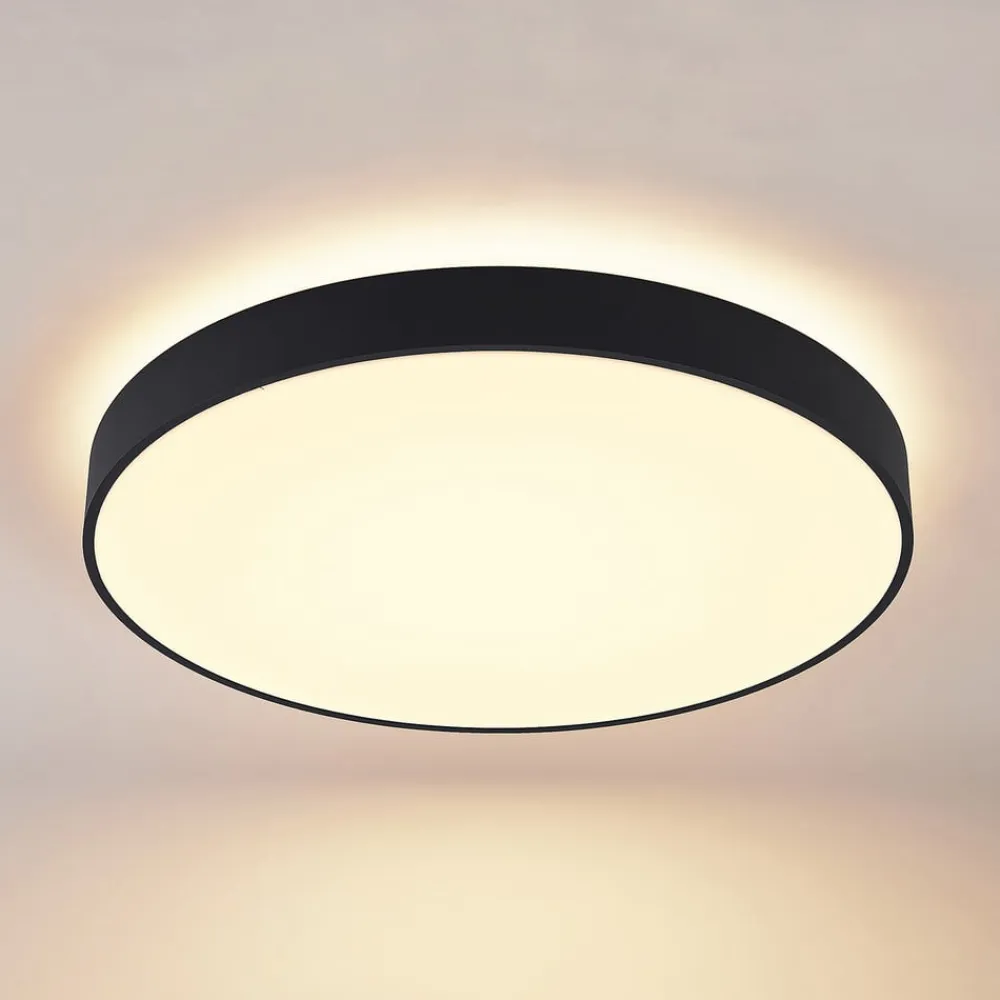Arcchio Loftlamper|Loftlamper>LED-loftlampe Vanida, sort, Ø 60 cm, op/ned
