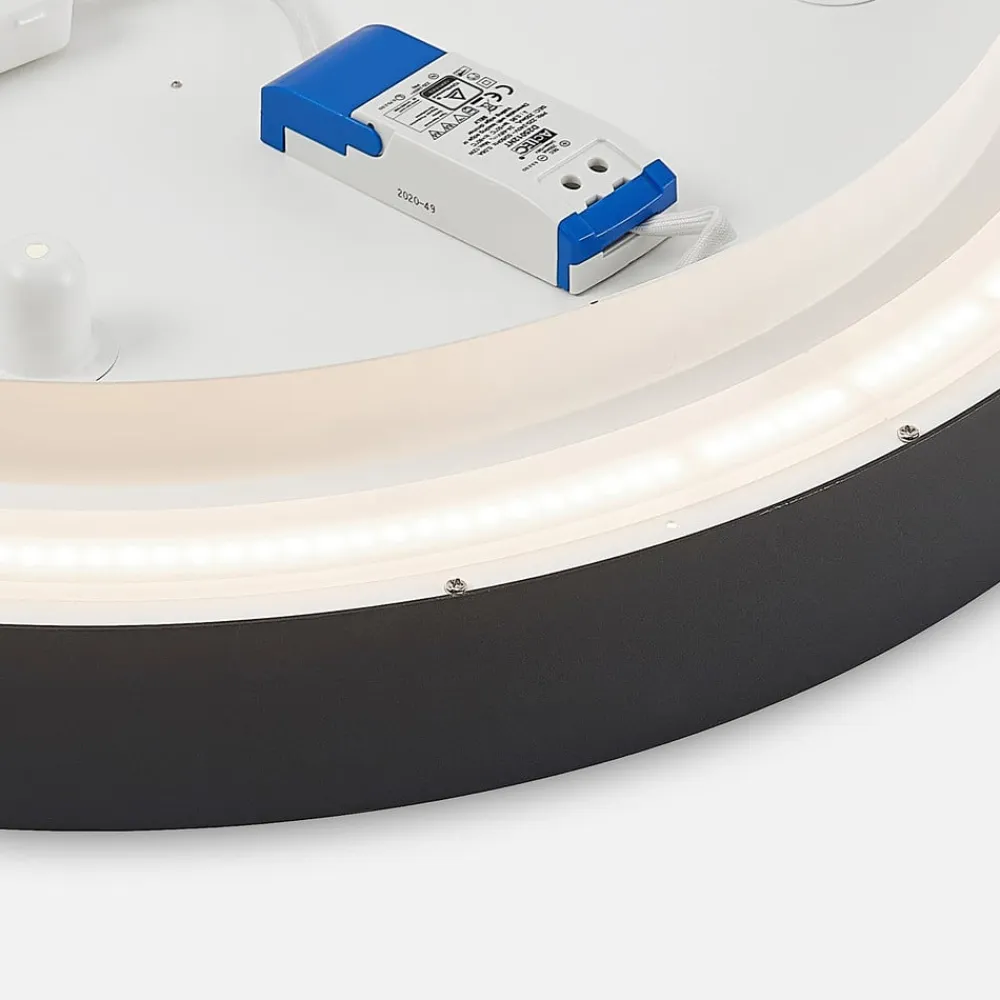 Arcchio Loftlamper|Loftlamper>LED-loftlampe Vanida, sort, Ø 60 cm, op/ned