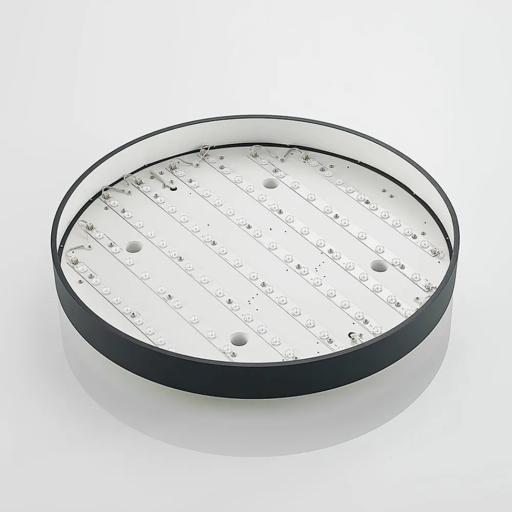 Arcchio Loftlamper|Loftlamper>LED-loftlampe Vanida, sort, Ø 60 cm, op/ned