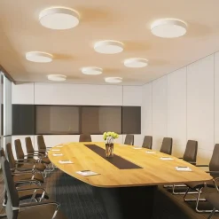 Arcchio Loftlamper>LED-loftlampe Vanida, hvid, Ø 60 cm, op/ned