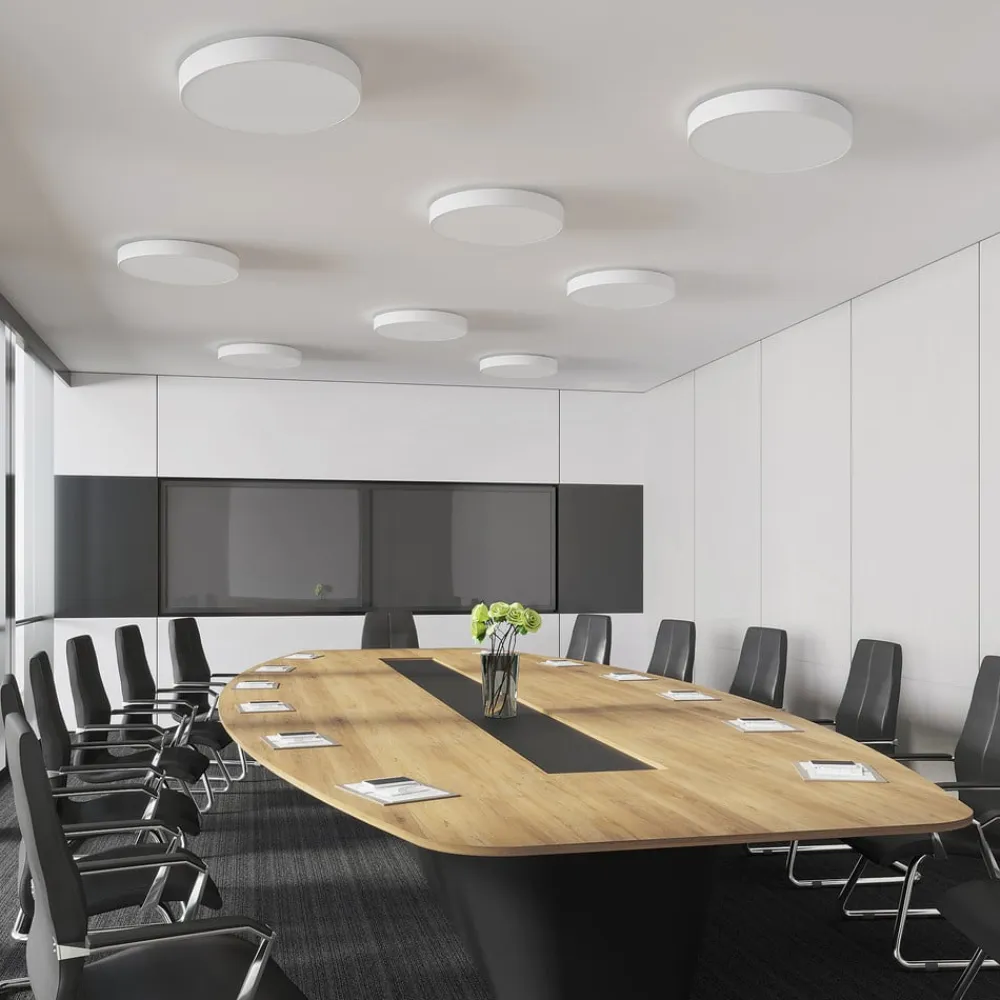 Arcchio Loftlamper>LED-loftlampe Vanida, hvid, Ø 60 cm, op/ned