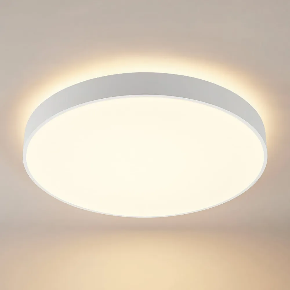 Arcchio Loftlamper>LED-loftlampe Vanida, hvid, Ø 60 cm, op/ned