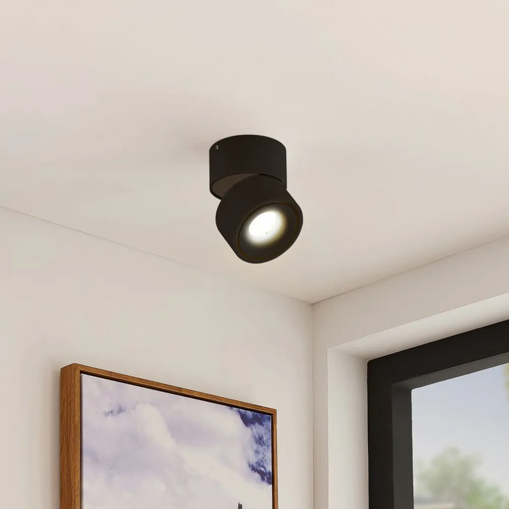 LED-loftspot Rotari, 980lm, 1 lyskilde, sort^Arcchio New