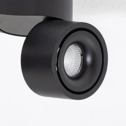 LED-loftspot Rotari, 1240lm, 2 lyskilder, sort^Arcchio