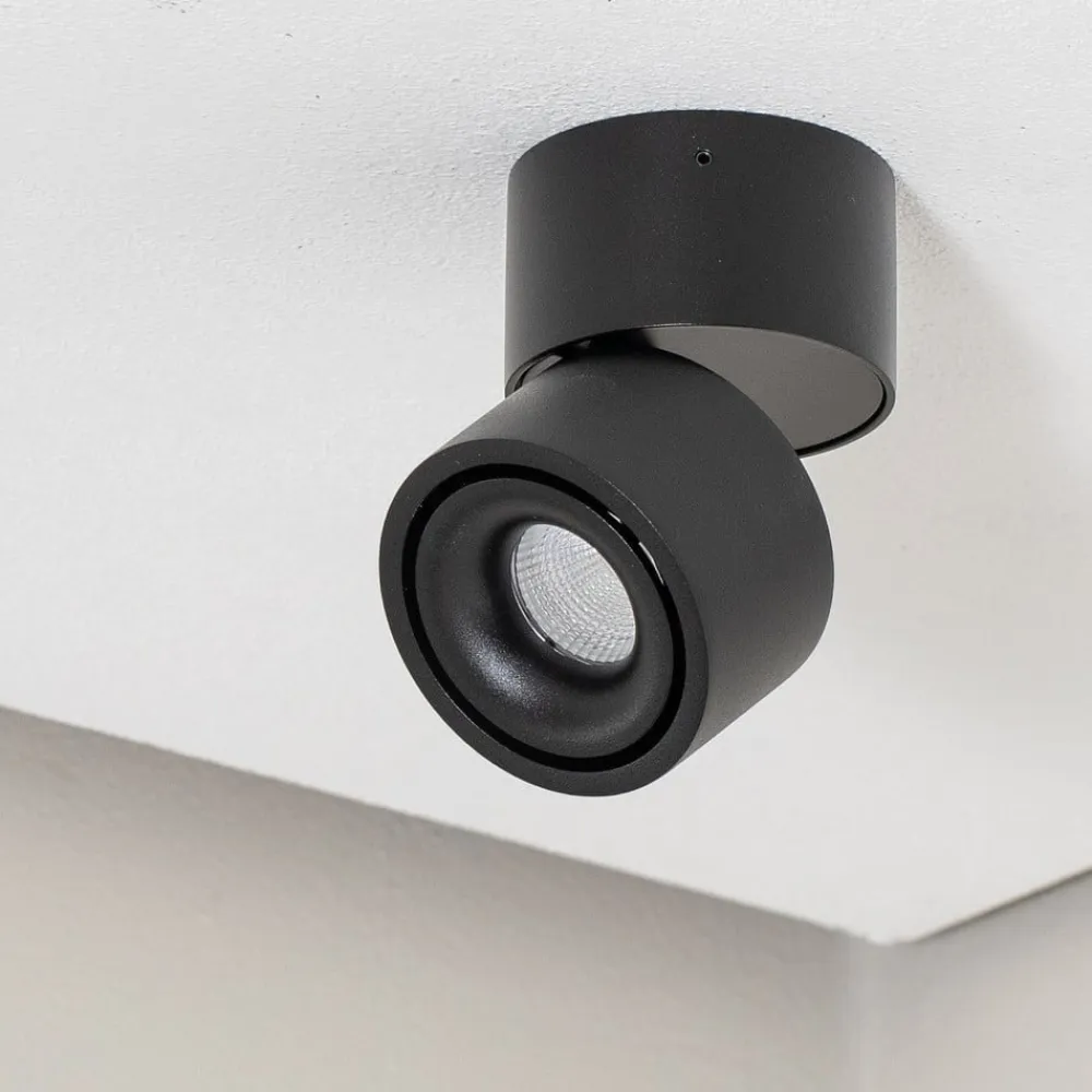 LED-loftspot Rotari, 620lm, 1 lyskilde, sort^Arcchio Discount
