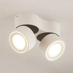 Arcchio Gang|Loftlamper>LED-loftspot Rotari, hvid, 2 lyskilder, 2270lm