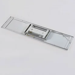 LED-panel Arthur, 120 x 30 cm, sølv, 4000 K^Arcchio Hot