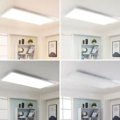 Arcchio LED-panel Arya, dæmpbart, 119 cm x 59 cm, metal