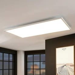 Arcchio Loftlamper|Loftlamper>LED-panel Brenda, 120 x 60 cm, CCT, fjernbetjening