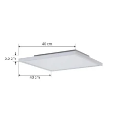 Arcchio LED-panel Brenda, 40 x 40 cm, CCT, fjernbetjening