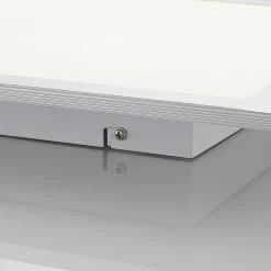 Arcchio LED-panel Lyndra, 40 cm, sølv, aluminium, dæmpbar, CCT