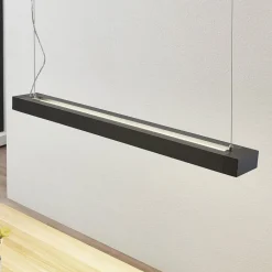 Arcchio LED-pendellampe Cuna, 92 cm, sort, metal