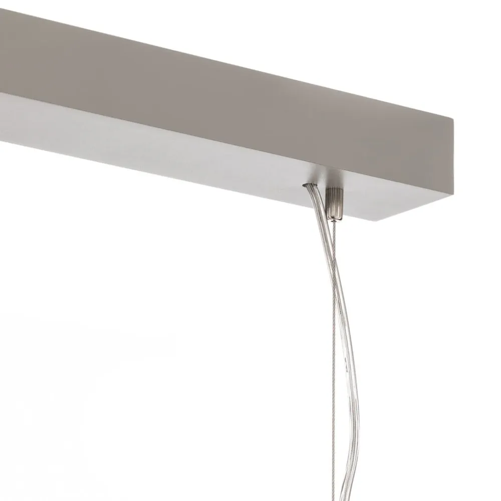 Arcchio Arbejdsrum/Kontor|Pendellamper>LED-pendellampe Dorean, sølv, metal, 120 cm