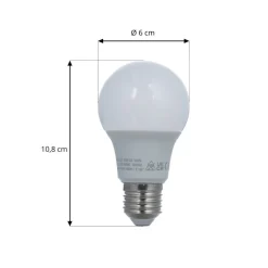 Arcchio LED-pære E27 A60 4,9W opal 3.000K 480 lm