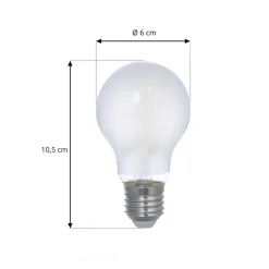 Arcchio LED-pære Filament, E27 2,2W, mat, 3000K, 470 lm