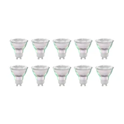 Arcchio LED-pære GU10 2,5W 6500K 450lm glas sæt med 10 stk