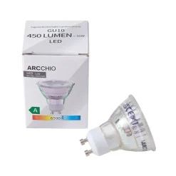Arcchio LED-pære GU10 2,5W 6500K 450lm glas sæt med 3 stk