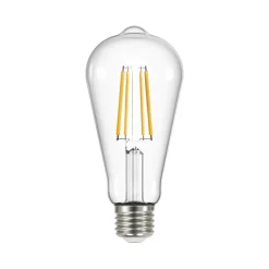 Arcchio Filament Pære|Led Pærer>LED-rustik lyspære, E27 3,8W, klar, 2700K, 806lm