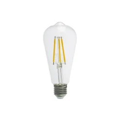 Arcchio Filament Pære|Led Pærer>LED-rustik lyspære, E27 3,8W, klar, 2700K, 806lm