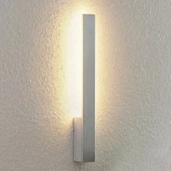 LED-væglampe Ivano, højde 43 cm, børstet aluminium^Arcchio Sale