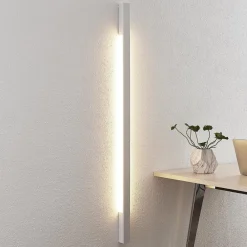 Arcchio Væglamper|Væglamper>LED-væglampe Ivano, 130 cm, hvid, aluminium